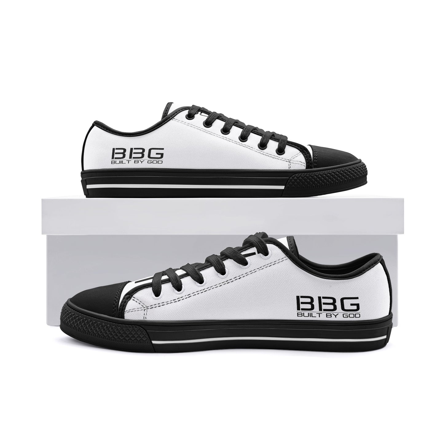 Built By God Low Top Canvas Shoes