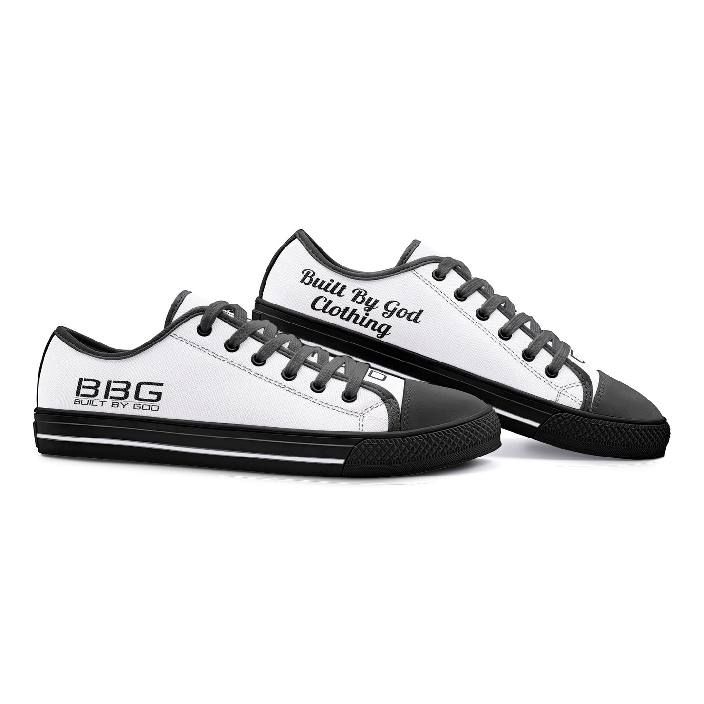 Built By God Low Top Canvas Shoes