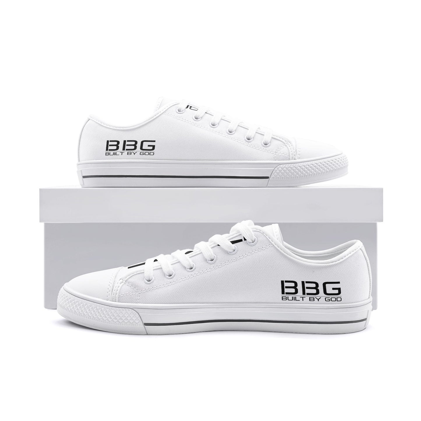 Built By God Low Top Canvas Shoes
