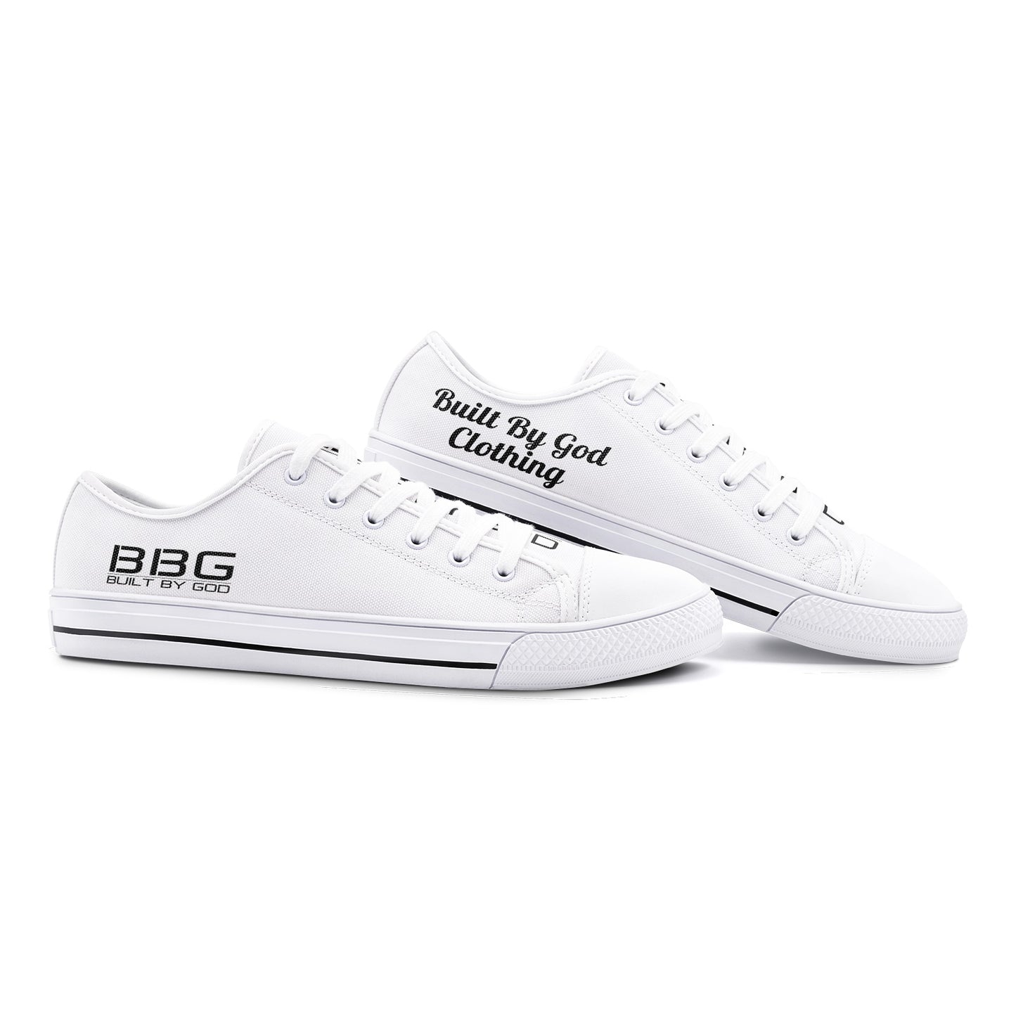 Built By God Low Top Canvas Shoes